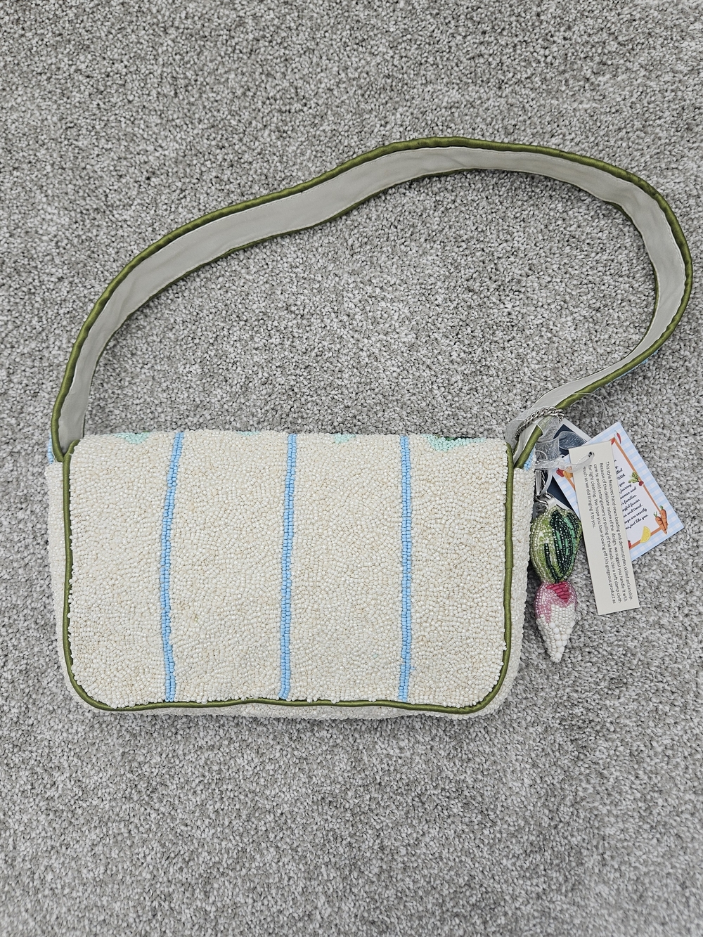 Marshalls Radish Beaded Bag - Picture 2 of 8
